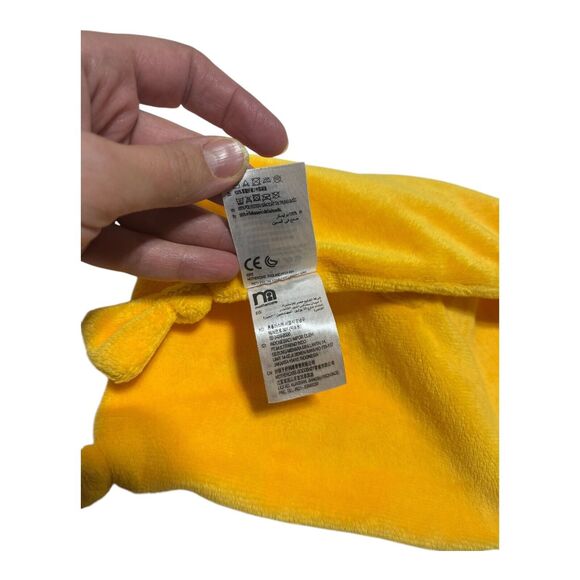 Mothercare M Lion Baby Lovey Security Blanket Yellow Taggies Knotted Corners - Picture 5 of 6